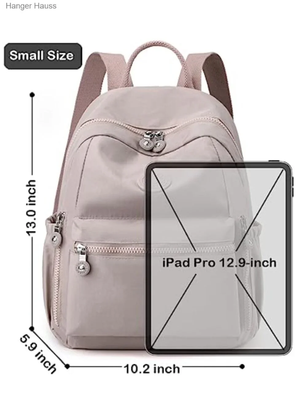 Mini Nylon Backpack Purse for Women, Lightweight Daypack Fits iPad